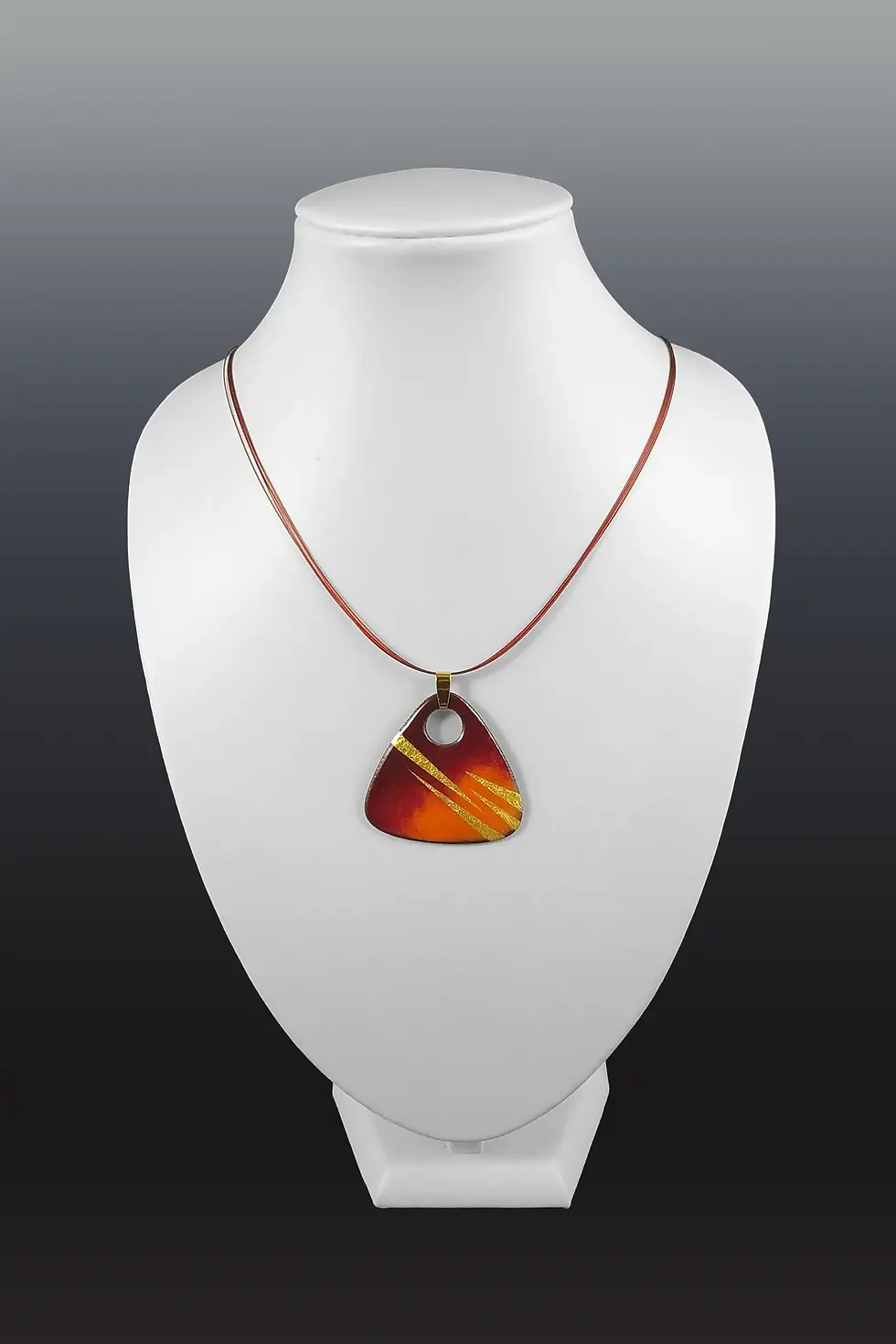 pendentif duneta Maxi  orange ZIGZAG OR
