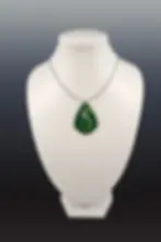 Pendentif ECUSSON Medium vert arabesques