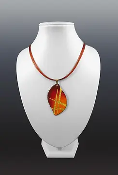 PENDENTIF FLAMME MAXI orange zigzag.webp