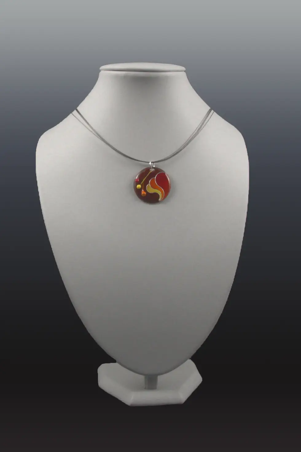 pendentif LUNA Mini chocolat VAGUES