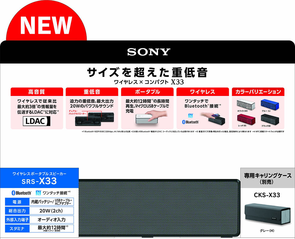 0512_SRS-X33単品展示台