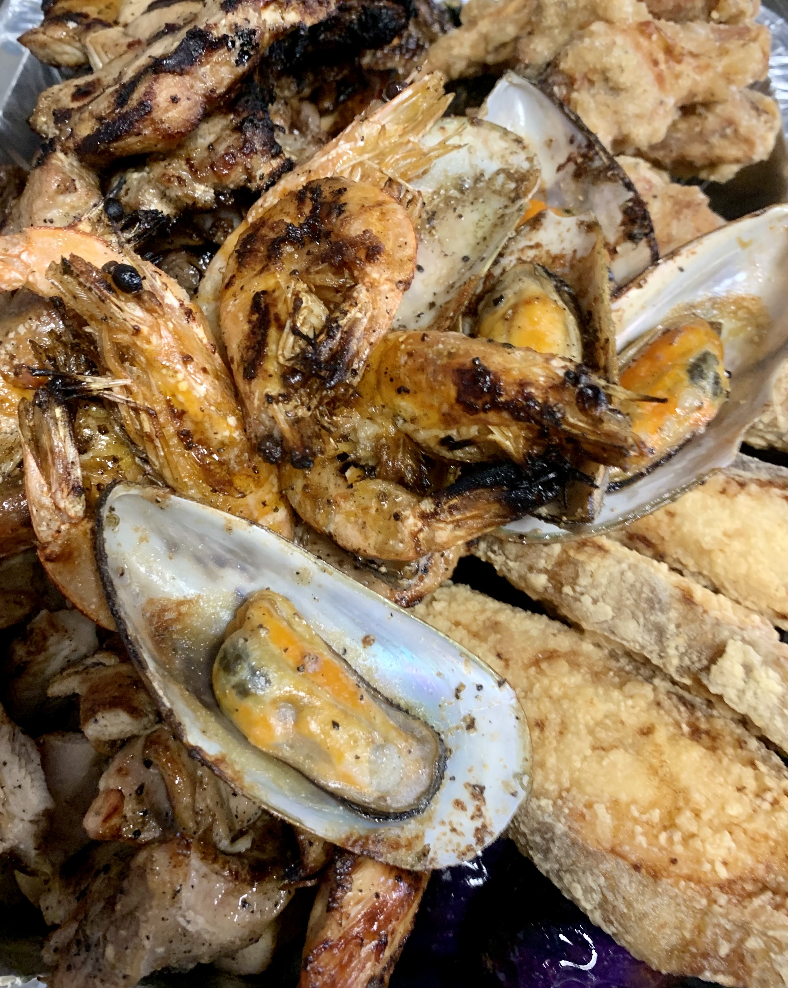 Arranged Food and Objects