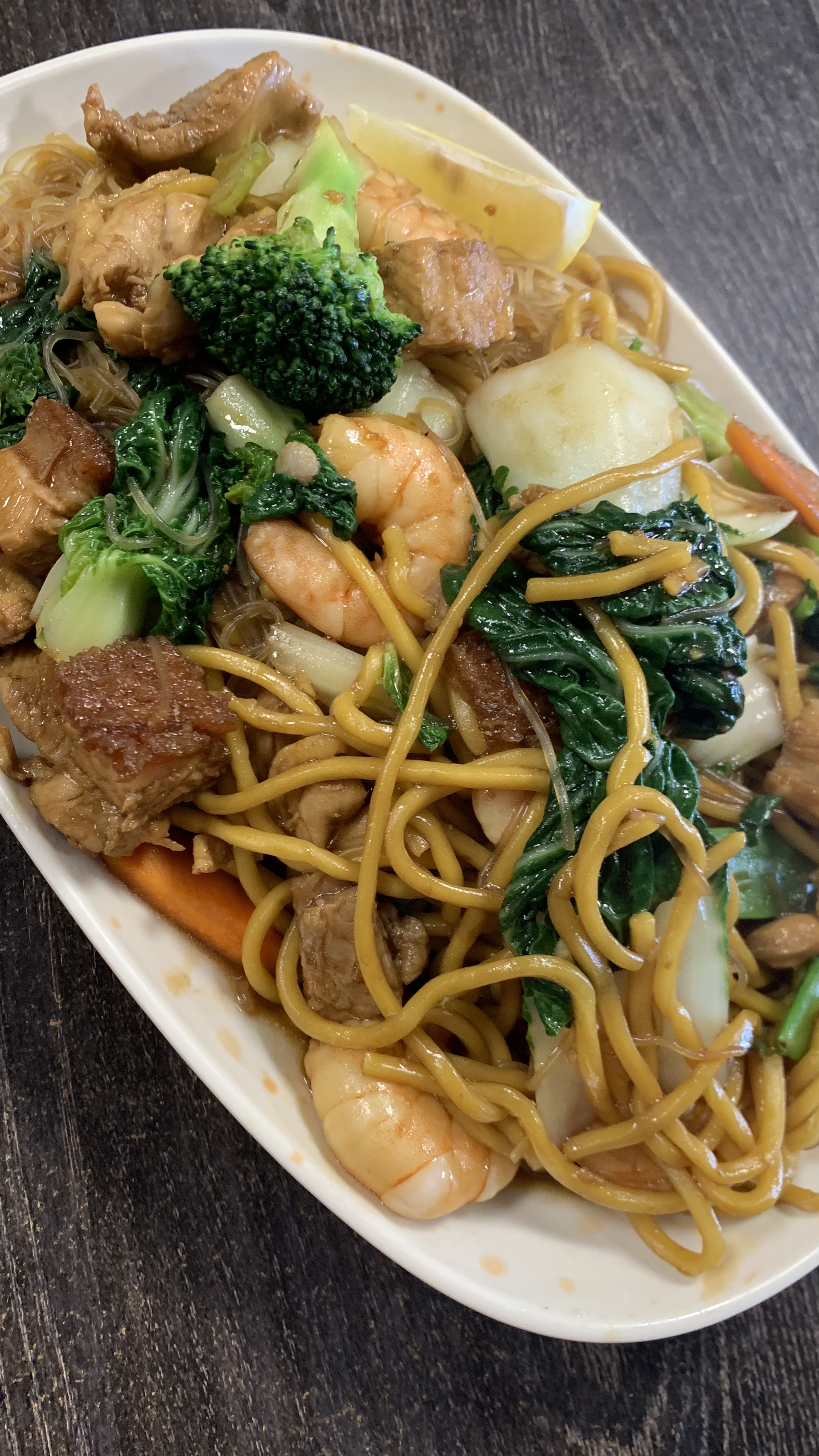 Arranged Food and Objects