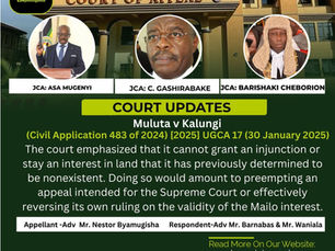 The Court of Appeal has emphasised that it cannot grant an injunction or stay over an interest in land it has already determined to be non-existent.