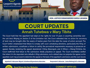 When a party fails to file submissions, the opposing party should formally notify the Registrar and request dismissal or a decision based on available records. High Court at Kabale Rules.