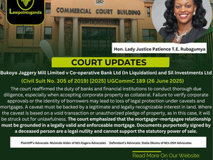 High Court Declares Mortgage Void: Loan Granted to Deceased Borrower Invalidates Sale and Caveat on Company Land