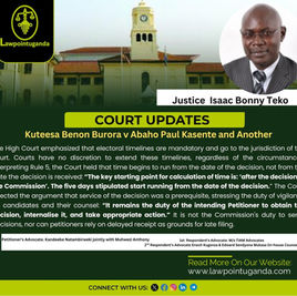 High Court Says Electoral Timelines Are “Neither Negotiable nor Extendable by Any Court, for Whatever Reason.”