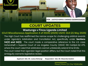 High Court Clarifies Limits of Judicial Recourse Against Arbitral Awards Under Section 34 of the Arbitration and Conciliation Act
