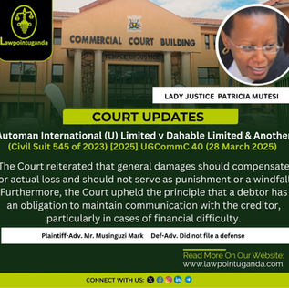 A DEBTOR MUST MAINTAIN COMMUNICATION WITH THE CREDITOR, PARTICULARLY IN CASES OF FINANCIAL DIFFICULTY, HIGH COURT REAFFIRMS