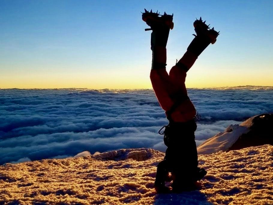 Sunrise on Cotopaxi in "Mountaineering in Ecuador" by Michelle Riband, Beyond the Brambles