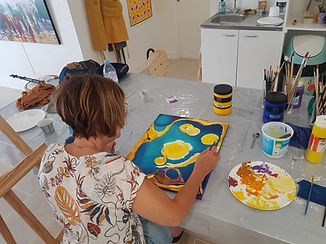 Art thérapie,peinture intuitive. Anong Bonheur Art