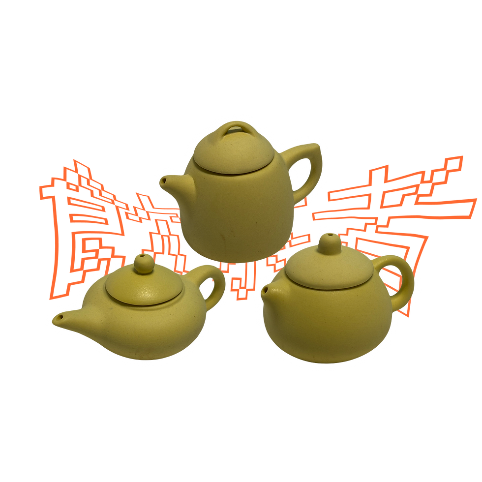 Mini Purple Clay Tea Pet - Finger Teapot