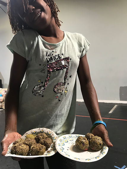 Making Seed balls of out of recycled pap