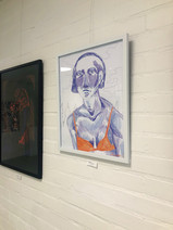Hanna Harrysdotters digitala tryck från utställningen Mellan hemmets fyra väggar på FRIGalleri i Umeå