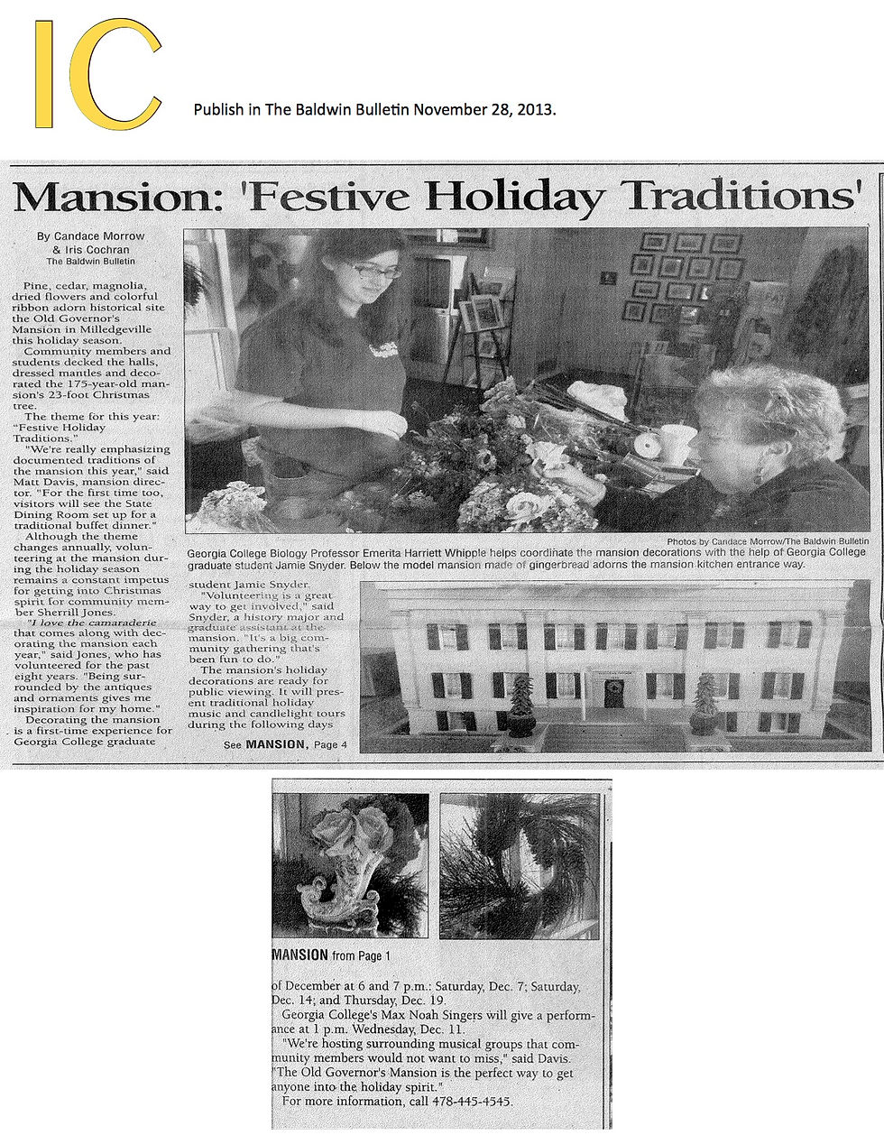 Mansion:'Festive Holiday Traditions'
