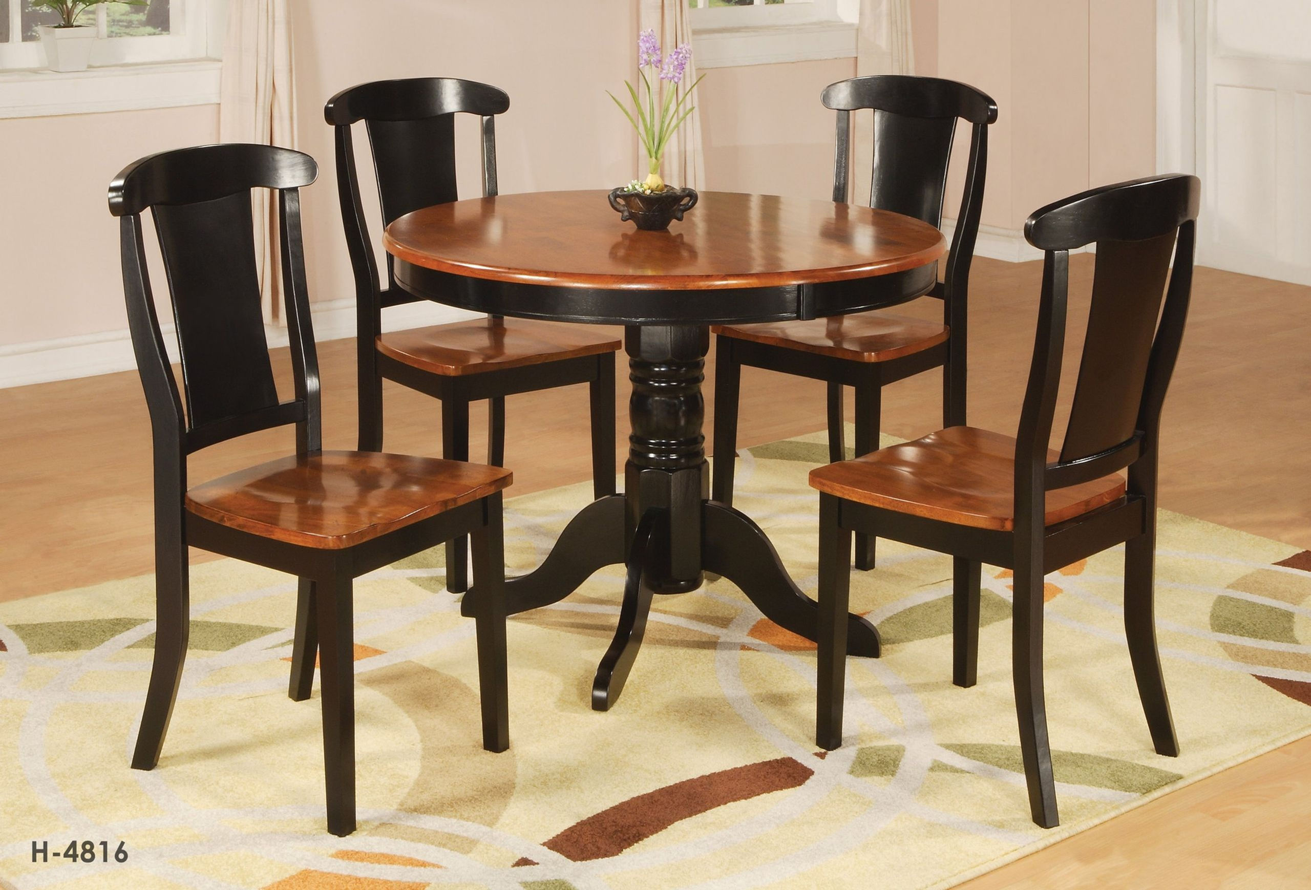 H-4816 Table & 4 Chairs