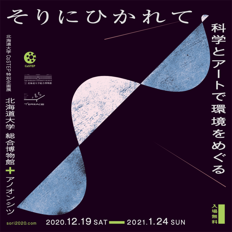 北海道総合博物館でアートと科学をテーマにした展示を実施