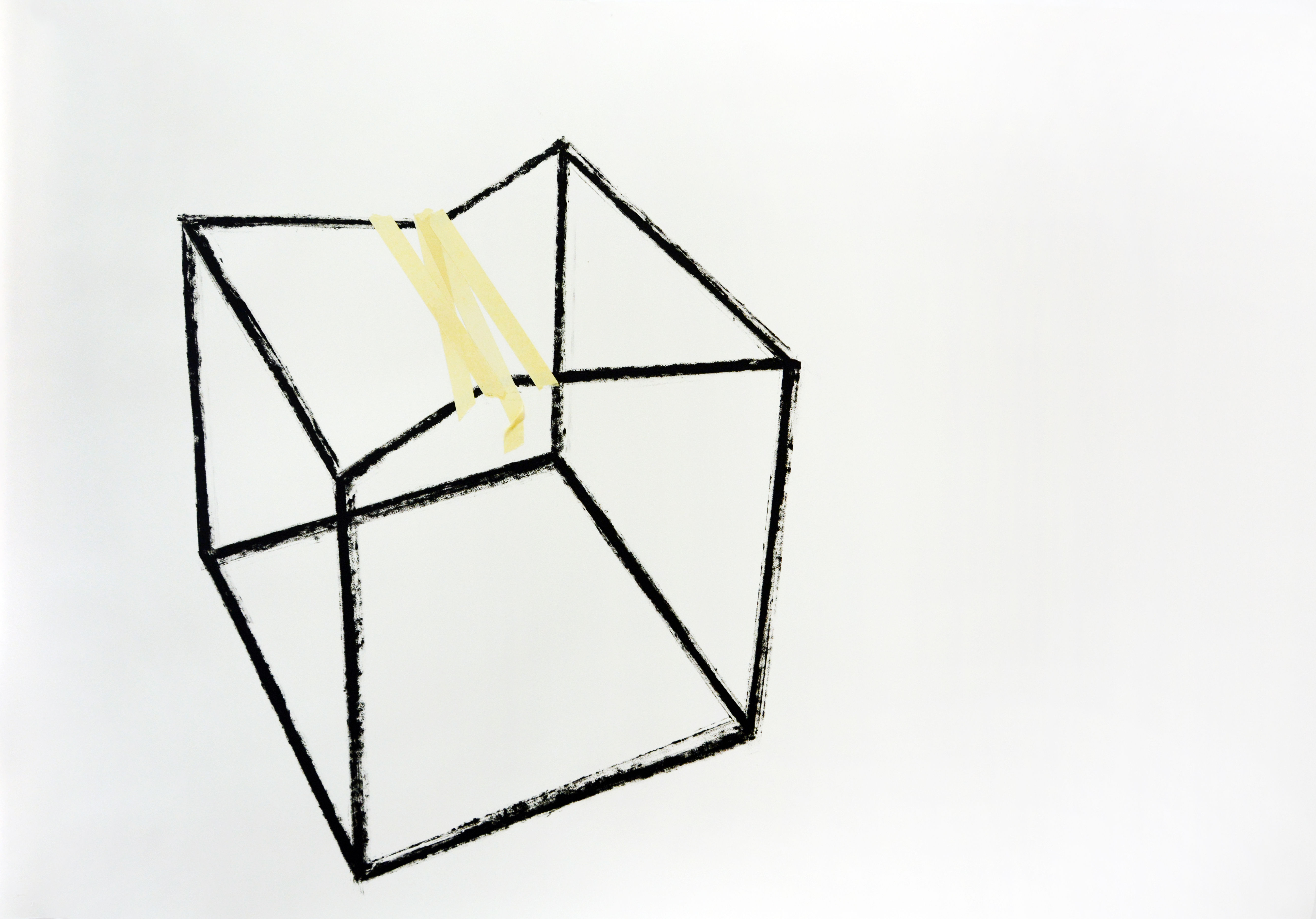 Cube with Tape #13