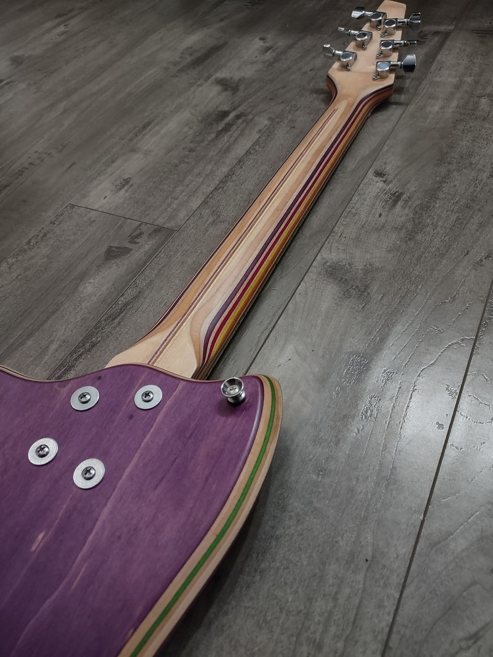 Thumbnail: Musk Skateboard Guitar 2017 Eagle Deck Custom Electric Guitar Made In Argentina