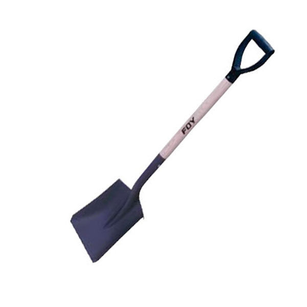 Pala cuadrada con mango de madera y puño "Y" plástico