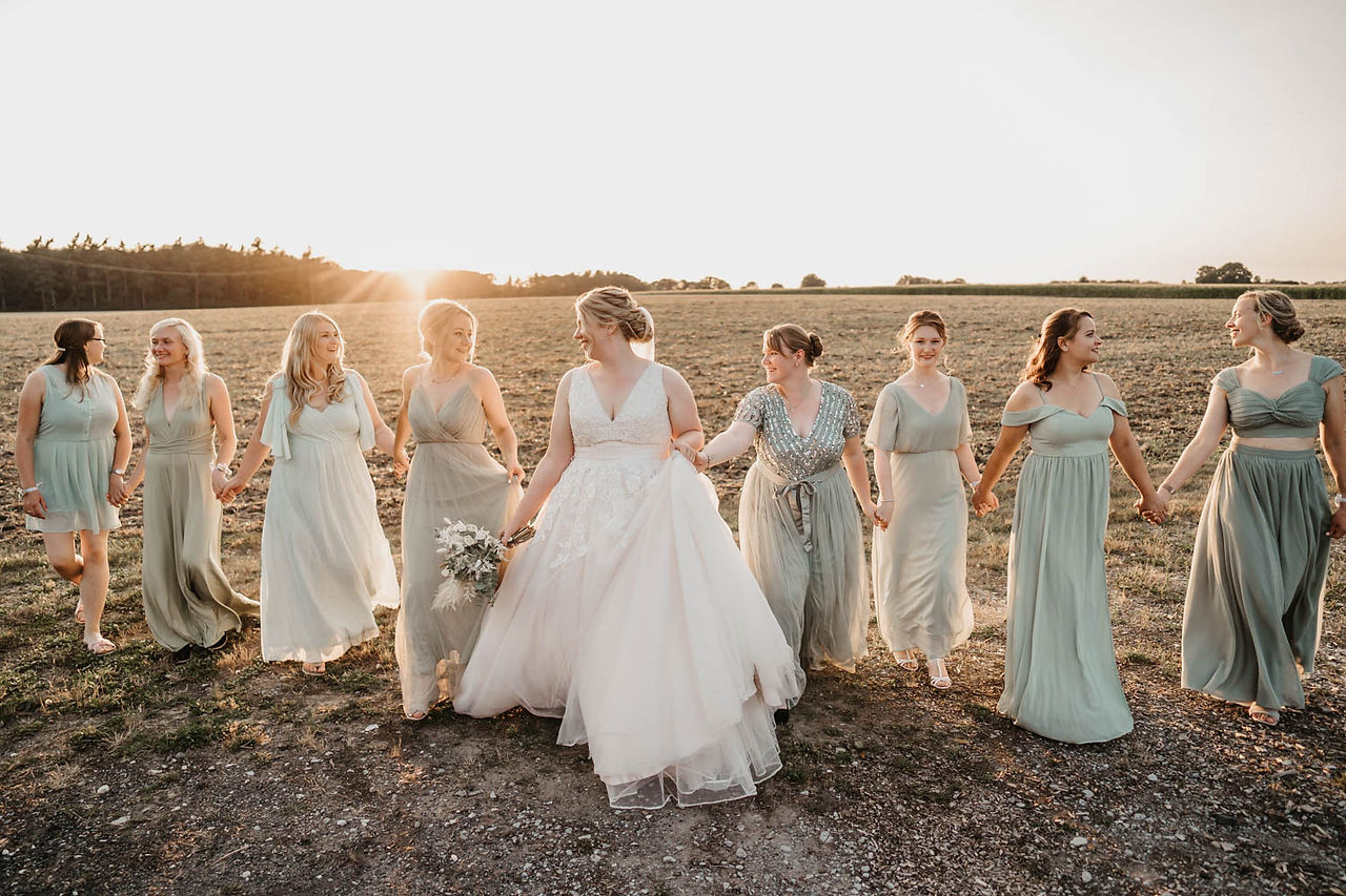 Hochzeitsfotografin Warendorf Brautjungfern