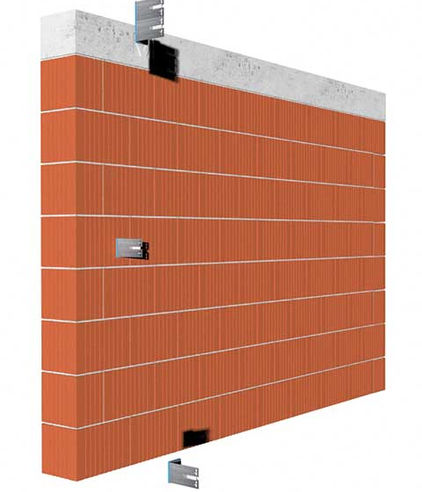 ventilated facade in extruded ceramic