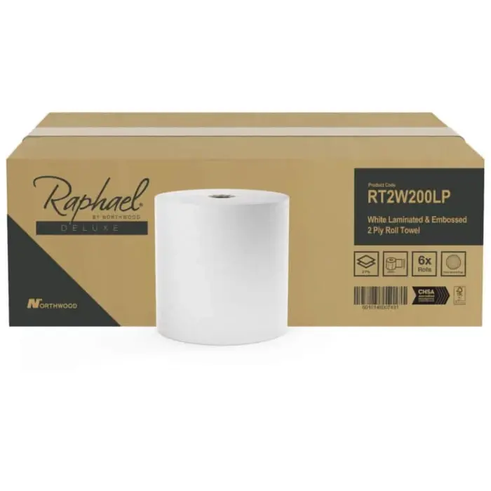 Raphael white hand towel