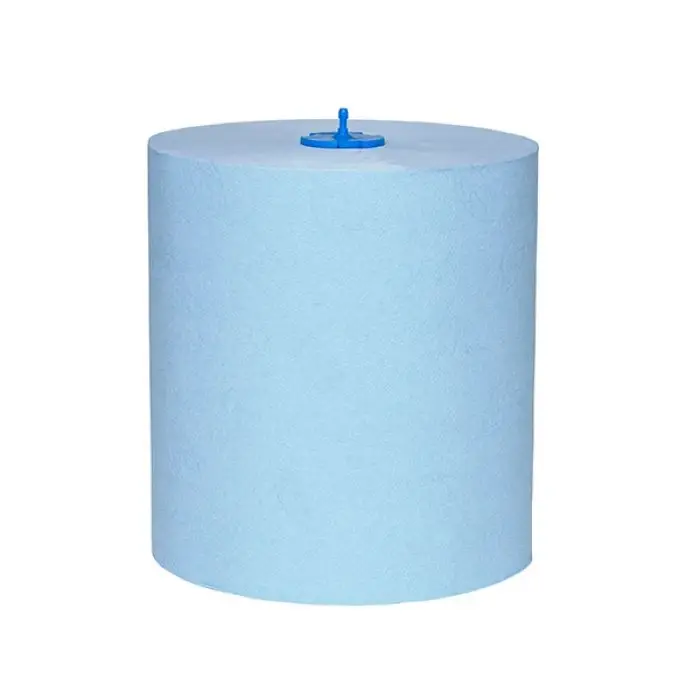 Blue torkmatic hand towels