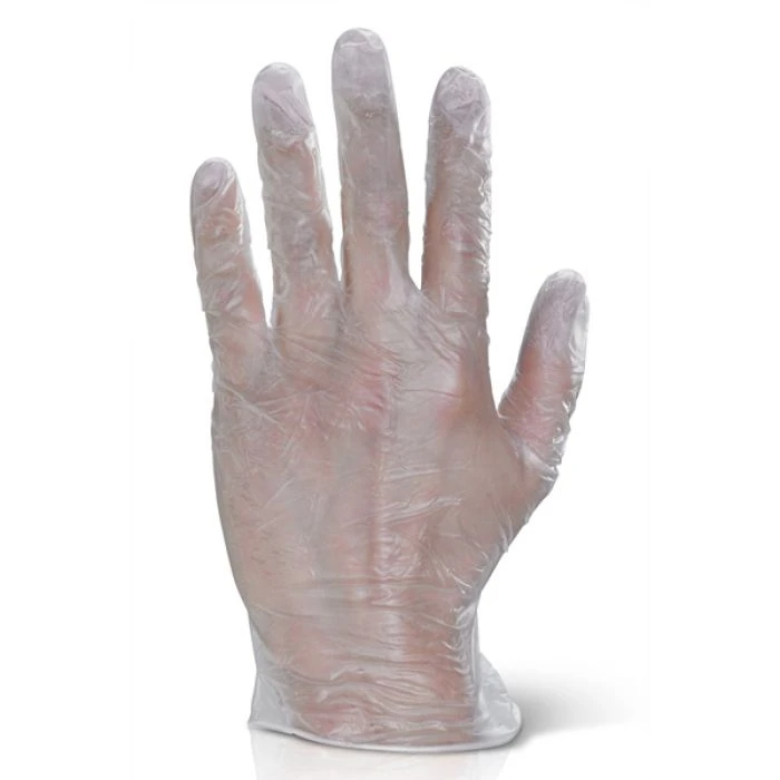 Clear Vinyl Powder Free Disposable Gloves