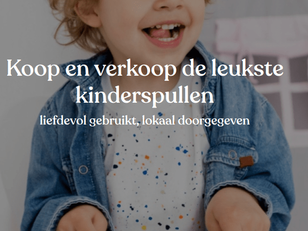 Lokaal online platform tweedehands kinderspullen