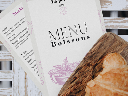 Nouveaux menus sur mesure pour le restaurant La Perle Rare