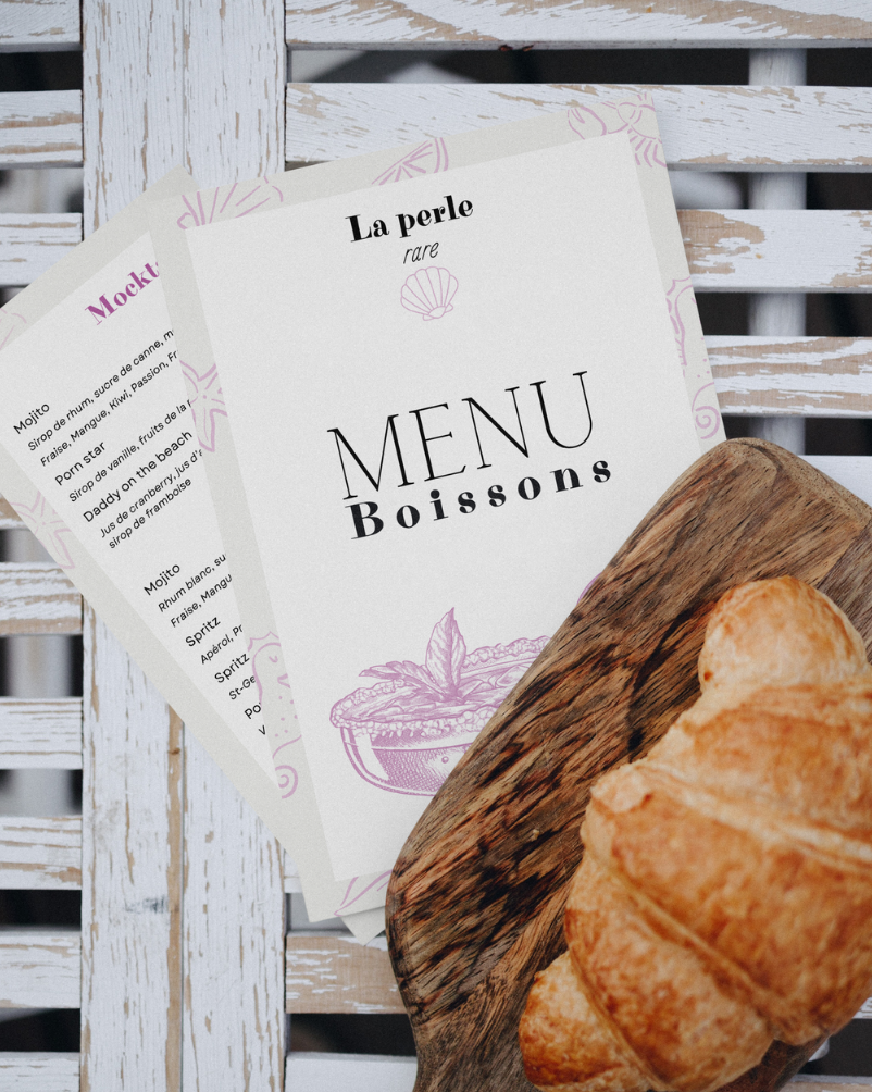 Design et Impressions de menus