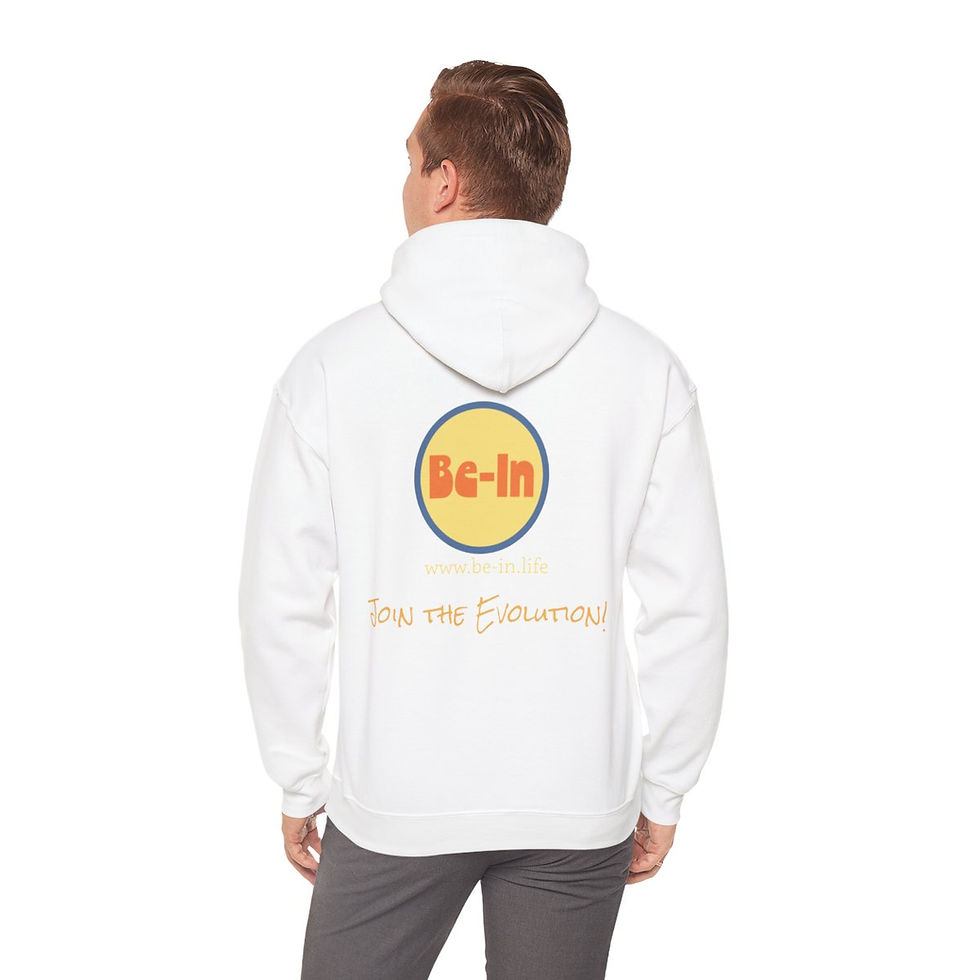 Thumbnail: Be-In Within/With Us Join/Evolution Unisex Heavy Blend™ Hooded Sweatshirt