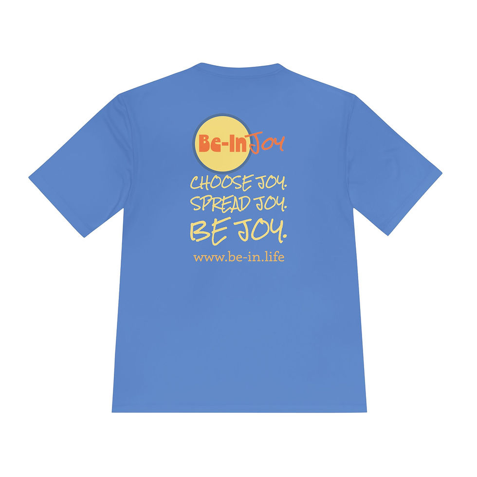 Thumbnail: Be-In Joy Unisex Moisture Wicking Tee - Choose Joy, Spread Joy