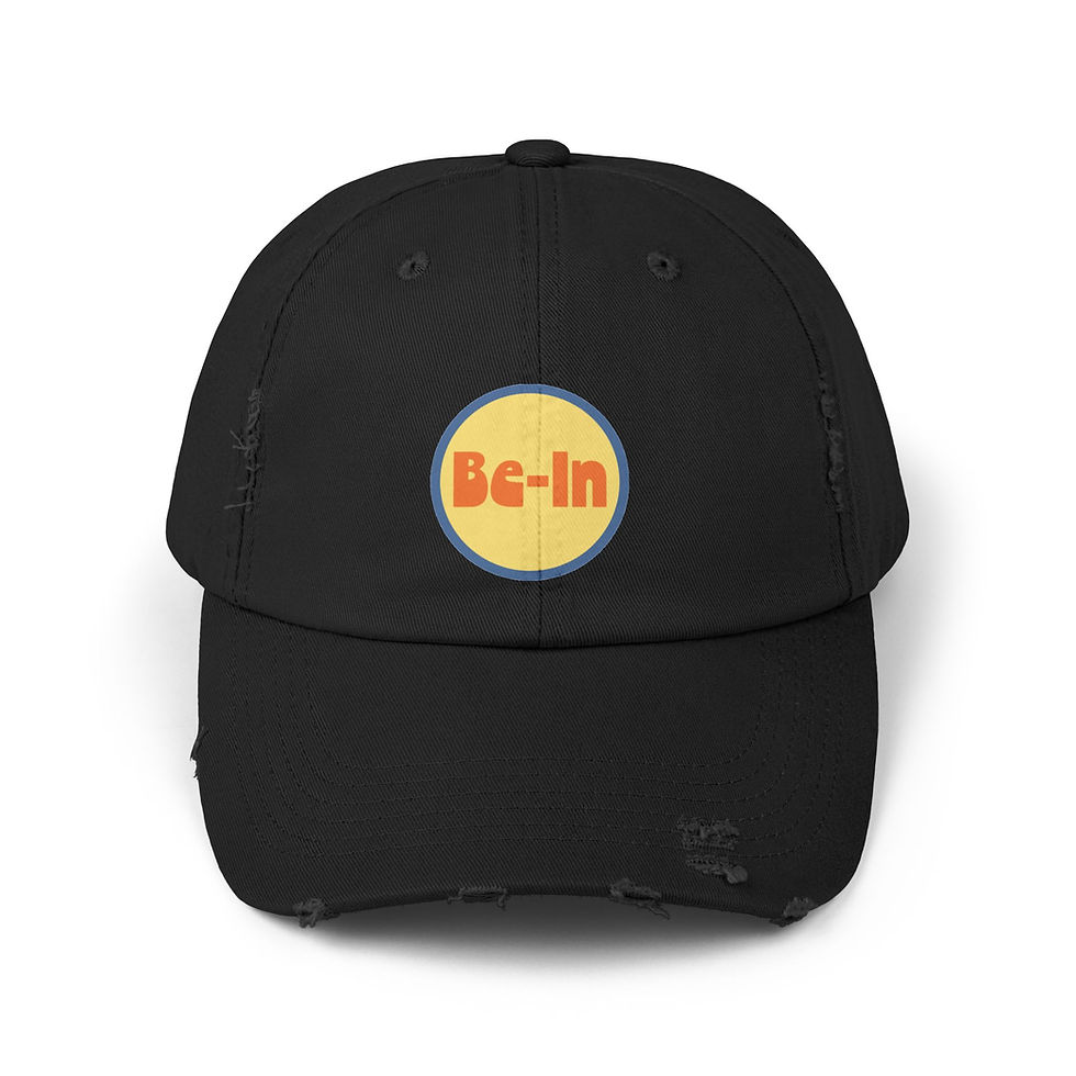 Thumbnail: Be-In Logo Unisex Distressed Cap