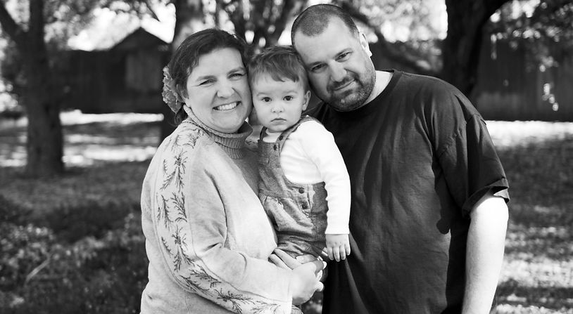 A family experiencing homelessness in Central Florida receiving support from the Continuum of Care