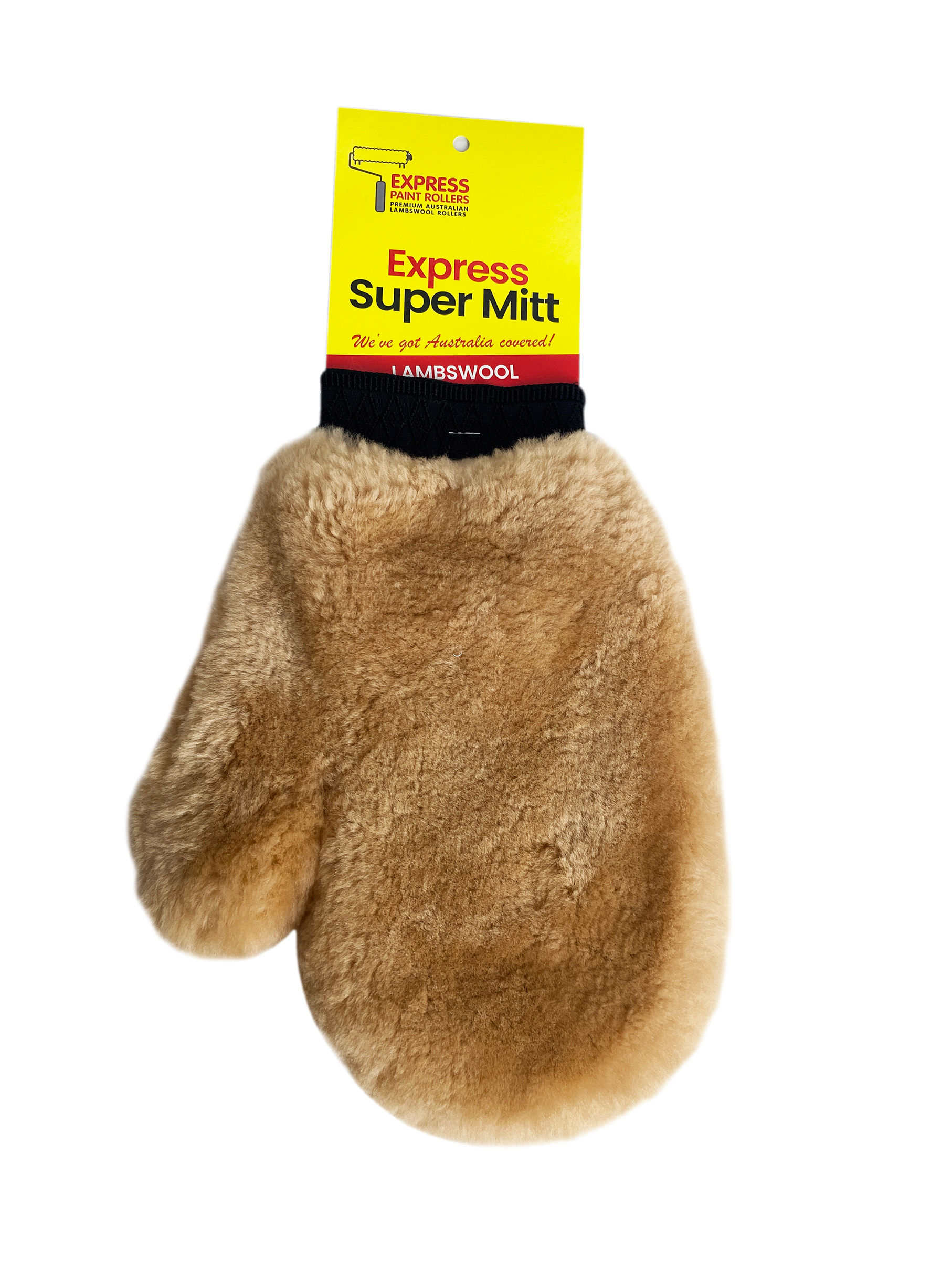 EXPRESS ROLLERS LAMBSWOOL SUPER MITT WITH THUMB