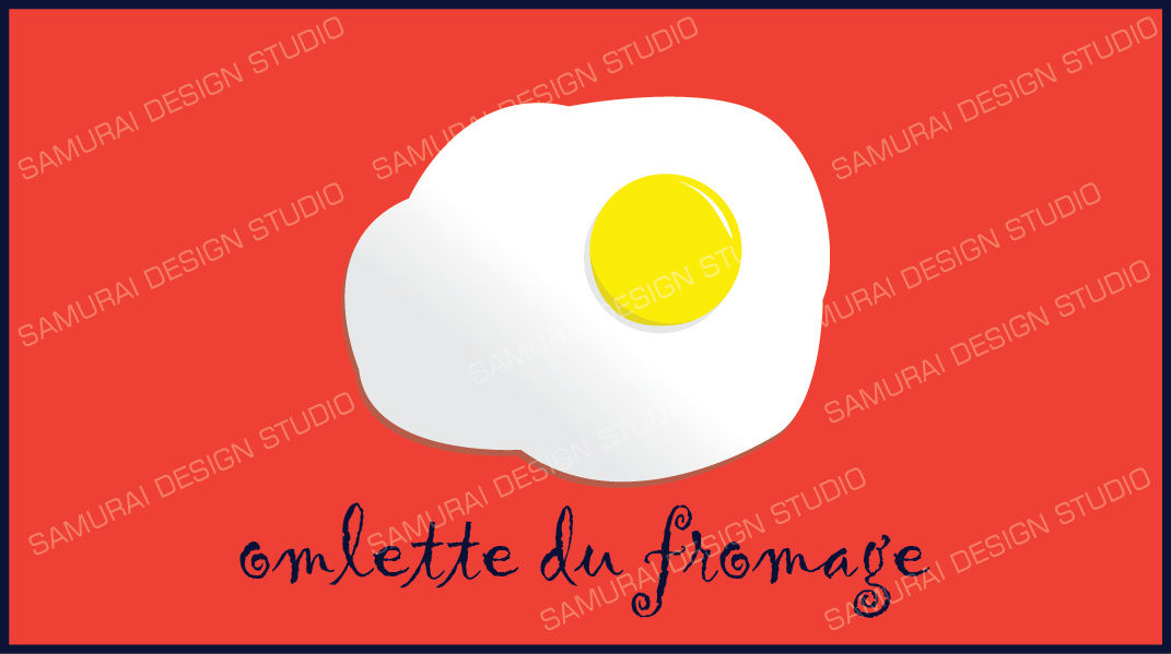 Omlette du fromage Business Card