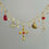 Thumbnail: RED FAITH rhinestone necklace