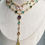 Thumbnail: ROSE STONE lariat necklace