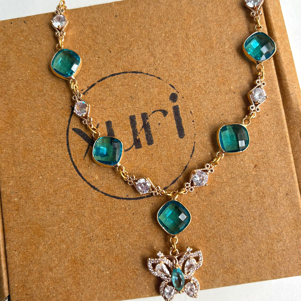 Thumbnail: CRYSTAL WINGS necklace