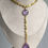 Thumbnail: LAVENDER DROPLET necklace