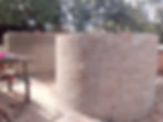 Water tanks being installed with money raised by the school to help children in Uganda