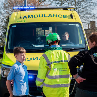visit from the ambulance service