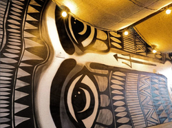 Graffiti decorativo desenvolvido para a Hamburgueria Tartar