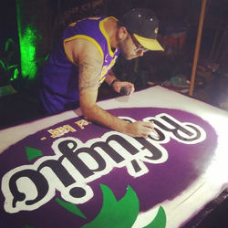 Confecção de letreiro para o Refúgio Açaí Bar