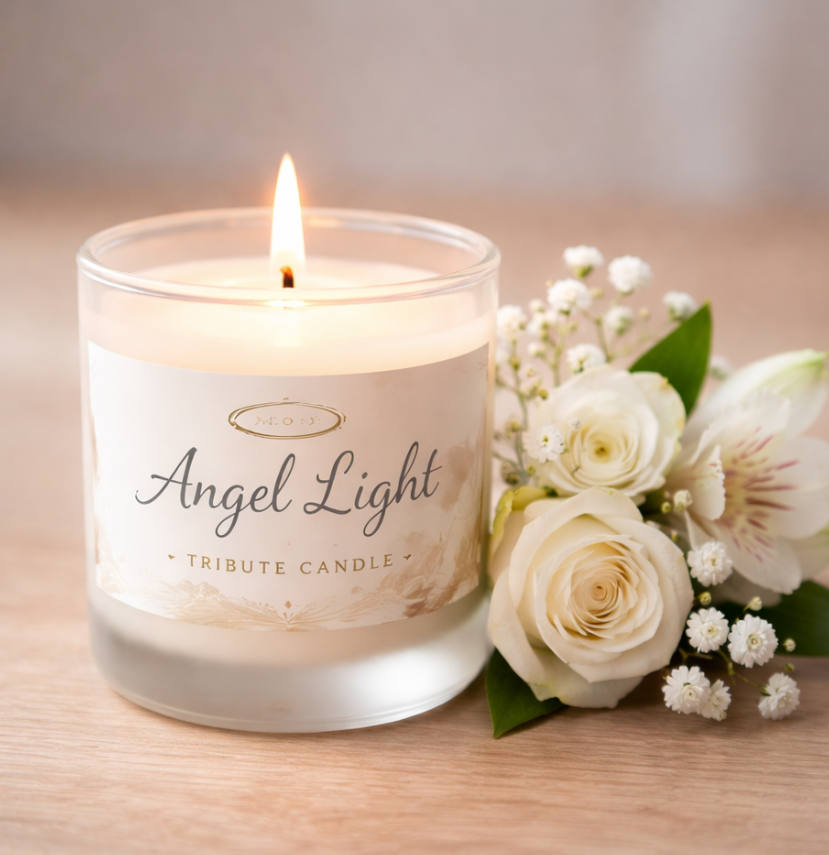 Angel Light Tribute Candle