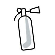 Un extincteur