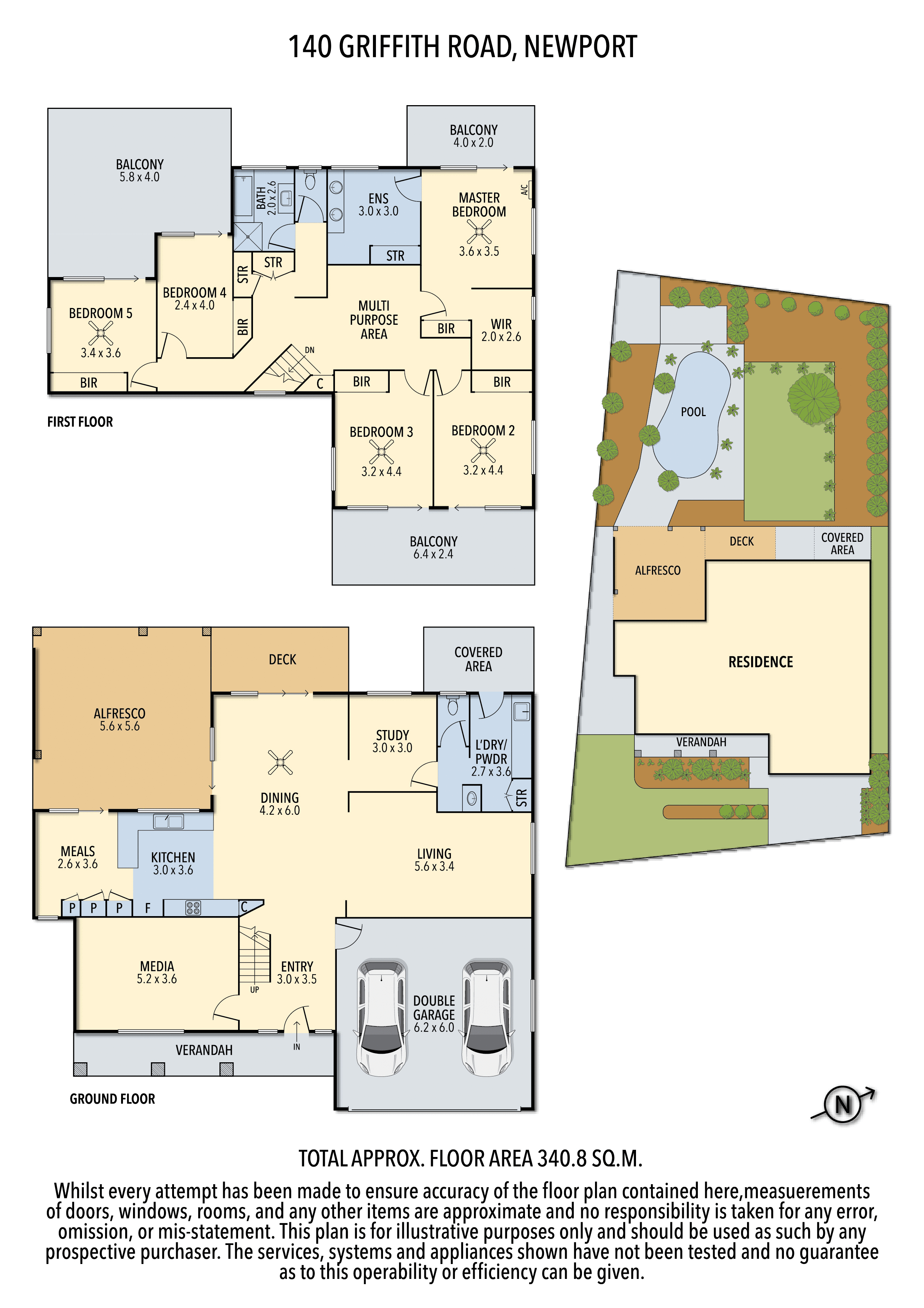 2D Floorplan Full colour & Siteplan