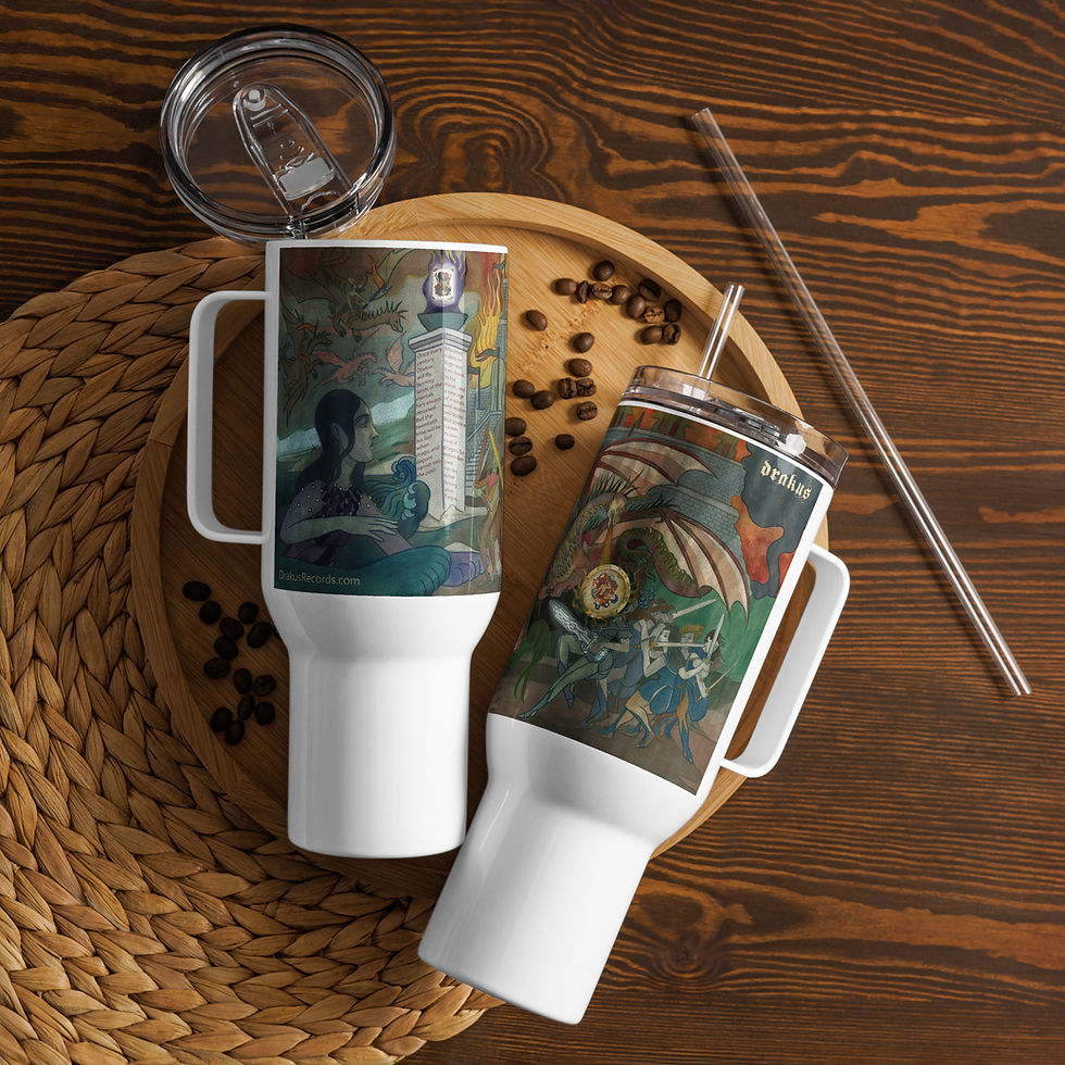 Thumbnail: Drakus Gatefold Sleeve Travel Mug